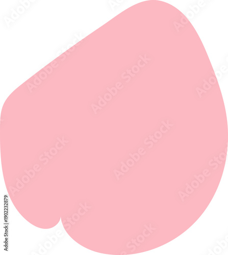 바람에 흩날리는 핑크 벚꽃잎 낱개 일러스트 세트