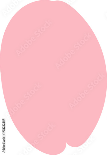 바람에 흩날리는 핑크 벚꽃잎 낱개 일러스트 세트