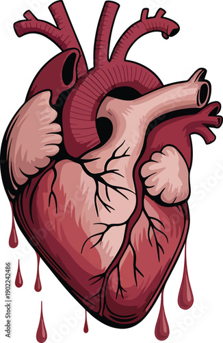 Anatomical Heart with Bleeding Veins - You Took It With You