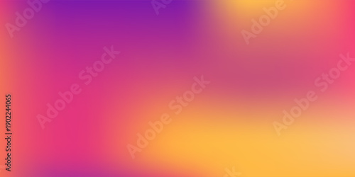 Autumn abstract gradient background with warm orange and pink and violet colors. Vector background