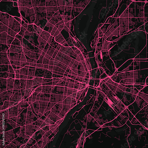 St. Louis City Map discover the intricacies of the urban landscape where refined linework and structured grids harmonize in a monochrome design evoking a timeless blueprint aesthetic available in a.