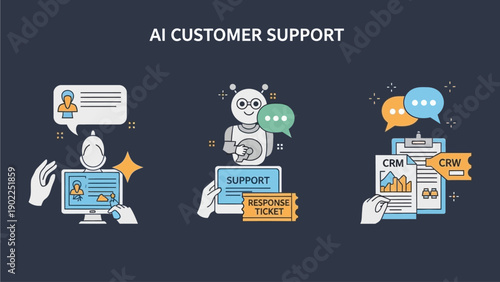 Creative Education Concept Illustration with Students Learning and Books, Featuring Knowledge and Academic Success