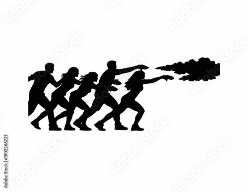 A close up view of a vector file on a white background with black text Vector