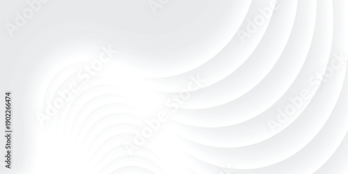 Modern abstract white studio background, limbo space design, seamless curved walls, soft lighting, minimalist aesthetic