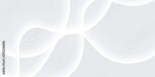 Creative abstract white studio background, limbo space design, seamless curved walls, soft lighting. elegant background