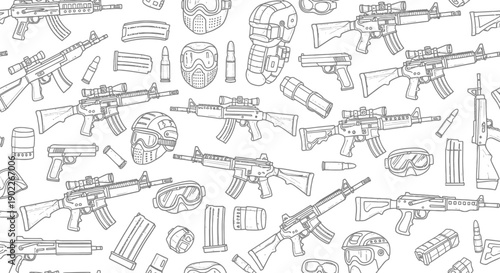 A Tactical Overview in a Graphic Design Style