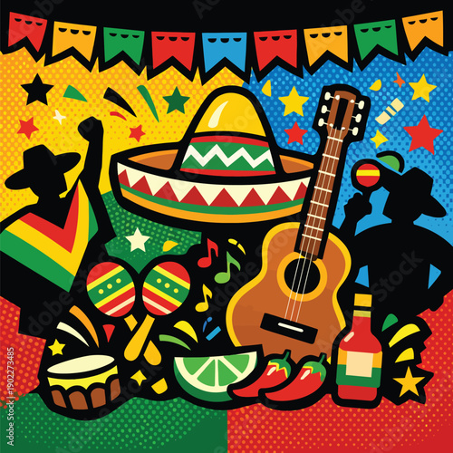 Cinco De Mayo Festive Heritage Illustration