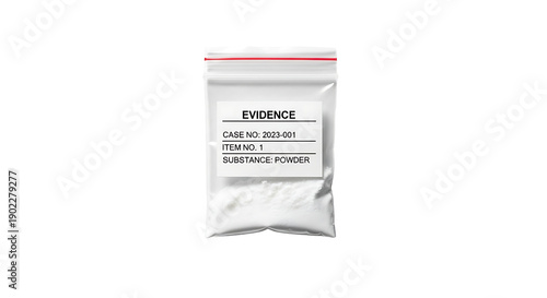 Drugs and Substances Isolated on White Background – Editorial Cutout Collection