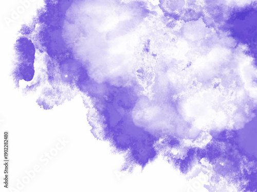 パープルなスプレー雲