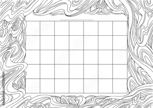 Universal Monthly Planner Template