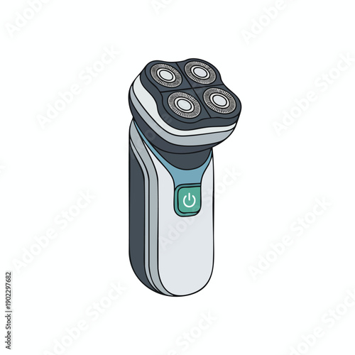 Electric Shaver Illustration