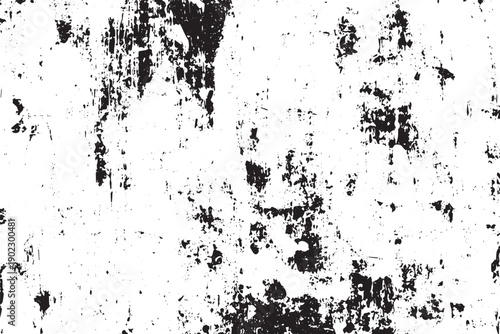 Black and white grunge texture with distressed paint splatters
