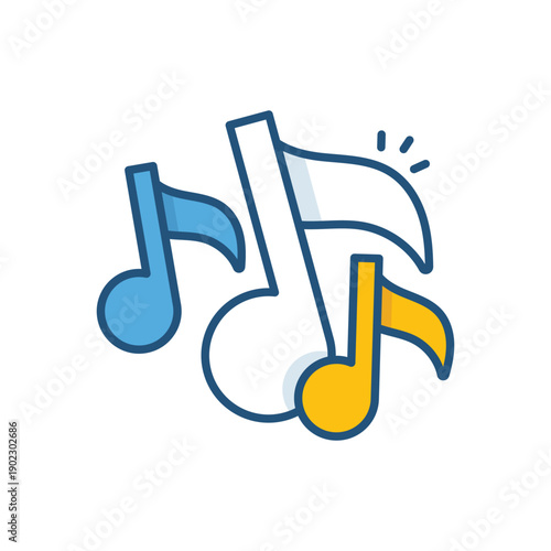 Music Note vector icon