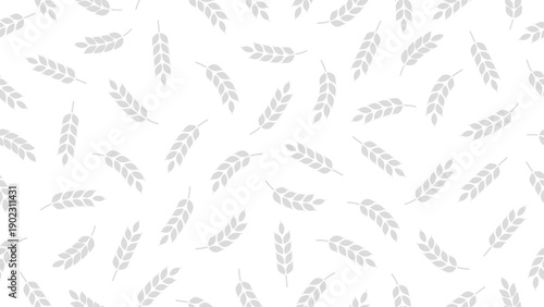 Wheat background. Golden wheat or barley seamless pattern. Wallpaper, farm, harvest, agriculture, organic, packaging, wrapper, backdrop