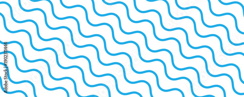 Vector Blue Zigzag Chevron Pattern Background for Design, Abstract Wall Art, Textures and Web Graphics. Vector zigzag and wavy blue horizontal underline. Vector illustration.eps 10