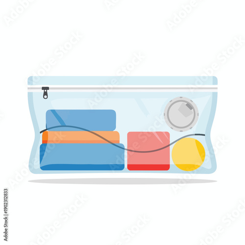 Toiletry Bag with Cosmetics