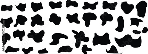 black and white paint splashes