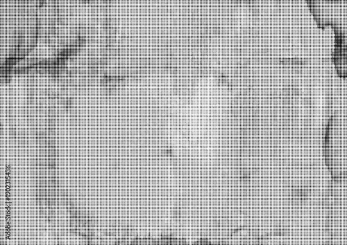 Large vector halftone stained vintage paper texture with a transparent background