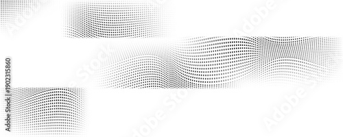 Grunge halftone gradient background. Faded grit noise texture. White and black sand wallpaper. Retro pixelated backdrop.