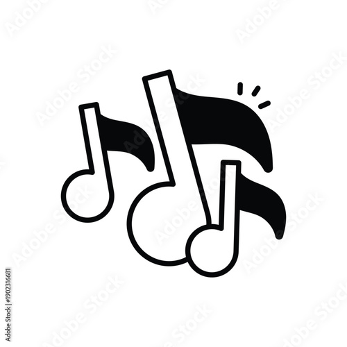 Music Note vector icon