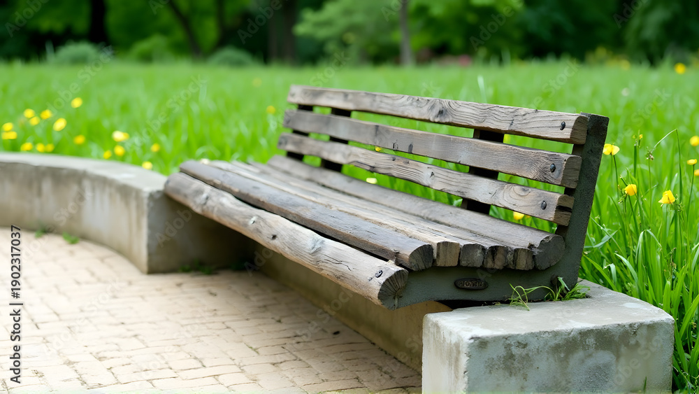 Fototapeta premium Wooden bench