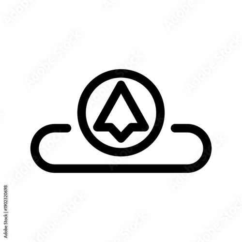 Send Search Icon Vector Symbol Design Illustration