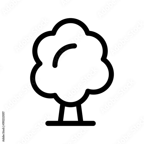 Tree Icon Vector Symbol Design Illustration