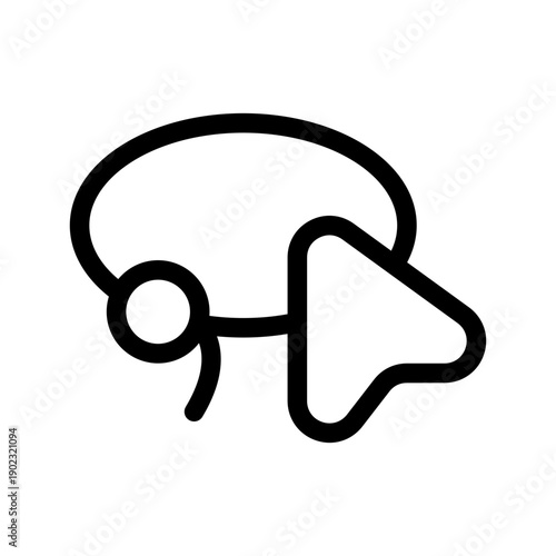 Lasso Icon Vector Symbol Design Illustration