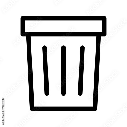 Trash Icon Vector Symbol Design Illustration
