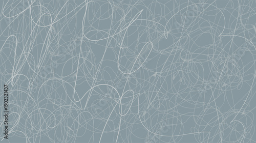 Abstract background of white chaotic lines background and wallpaper design