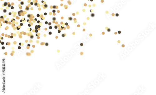 Abstract image of gold conf...