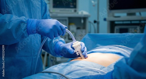 Laparoscopic CO2 Insufflation Process in Minimally Invasive Surgery.