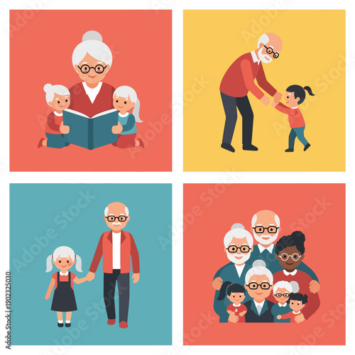 Grandparents with Grandchildren