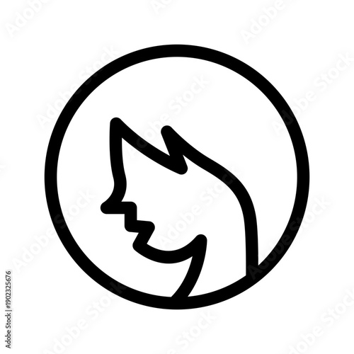 Beauty Mode Icon Vector Symbol Design Illustration