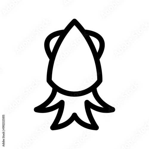 Squid Icon Vector Symbol Design Illustration