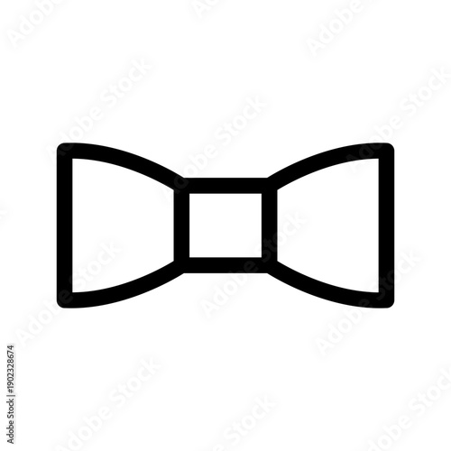 Bow Tie Icon Vector Symbol Design Illustration