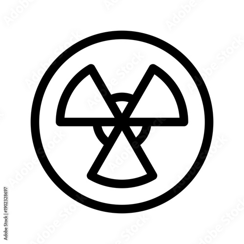 Nuclear Icon Vector Symbol Design Illustration