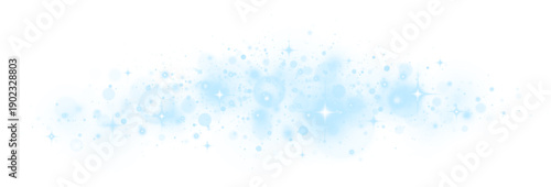 Sparkle flare and light explosion with transparent glitter overlay. Magic stardust, glowing particles for holiday celebration.