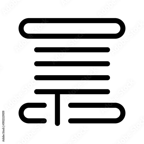 3D Printing Filament Icon Vector Symbol Design Illustration