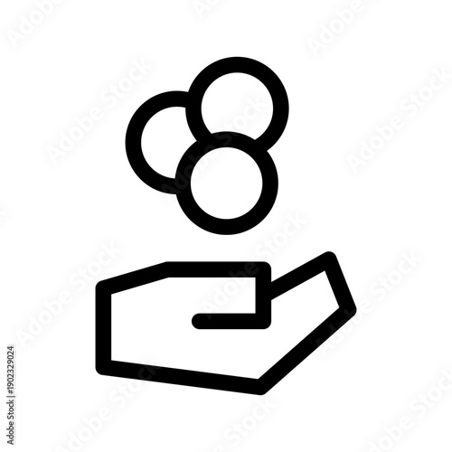 Give Money Icon Vector Symbol Design Illustration