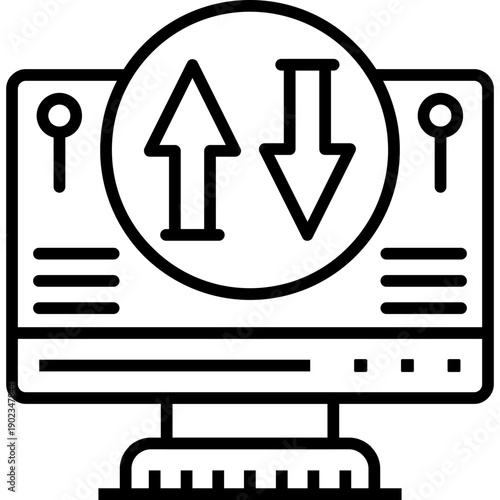 HTTP Transfer Icon Vector Element