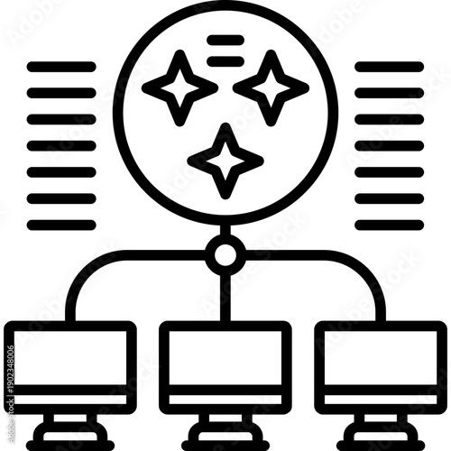 Spark Icon Vector Element