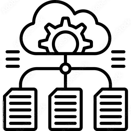 Predictive Modeling Icon Vector Element
