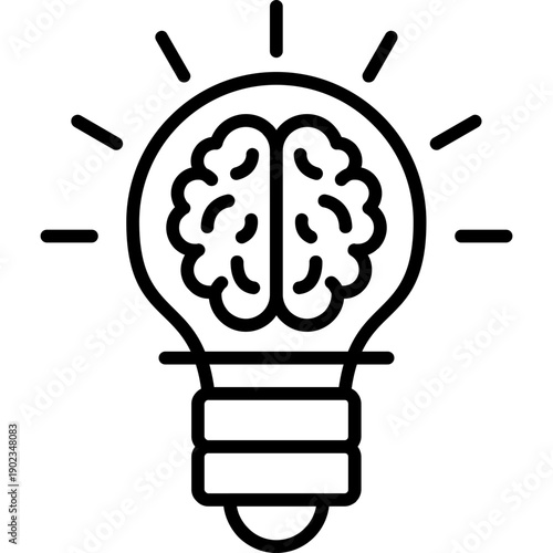 Machine Learning Icon Vector Element