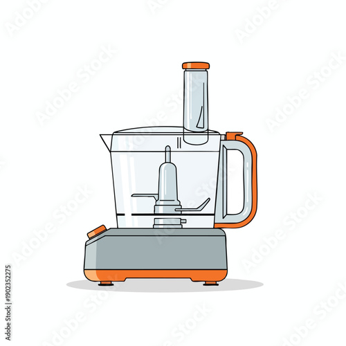 Modern Kitchen Blender Illustration