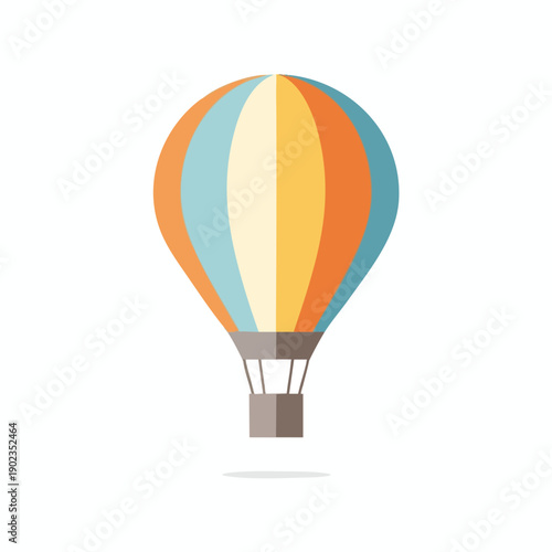 Vibrant Hot Air Balloon Illustration