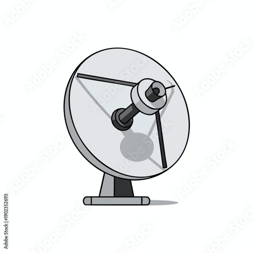 Satellite Dish Illustration