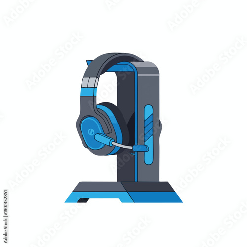 Headphones on a Stand Gaming Accessory