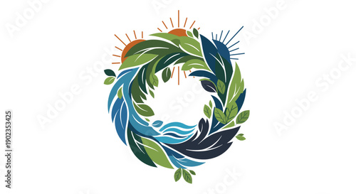 A dynamic group of professionals working together in a modern office setting, ideal for business presentations and team-building content.