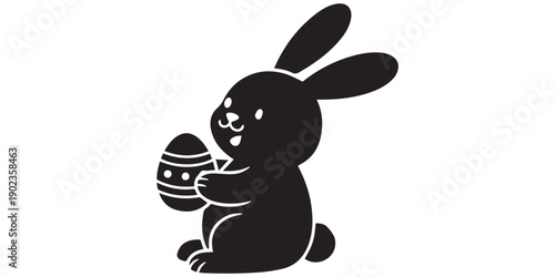 Rabbit silhouettes set, bunny sitting, hopping, jumping, eating, outline vector illustration, pet animal clipart, wildlife shape, domestic animal graphic,Simple bunny icon silhouette, geometric,